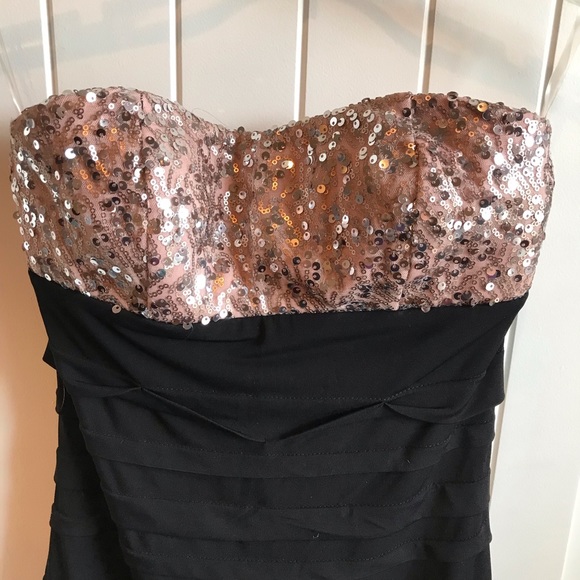 Ruby Rox Sequin Strapless Dress Small - Picture 2 of 8